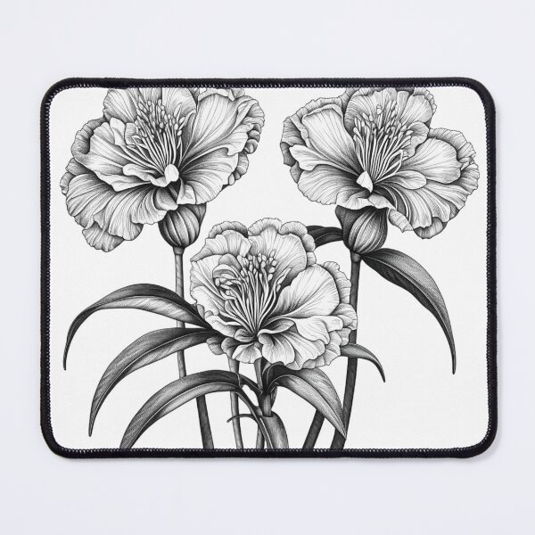 Item preview, Dianthus, Carnation Flower designed and sold by nicheteees.