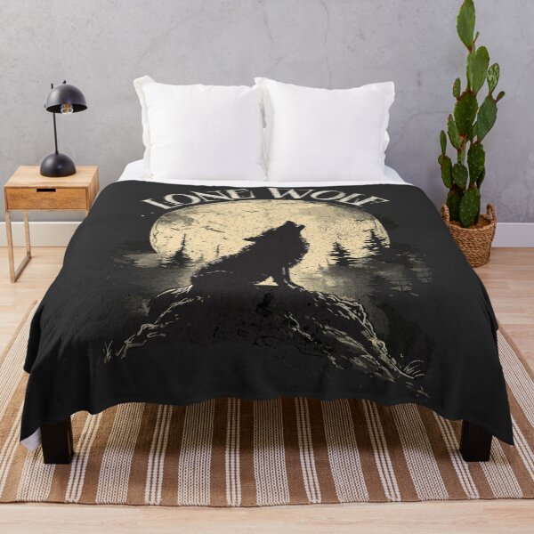Item preview, Majestic Moonlit Lone Wolf designed and sold by Sir Meow Meow.