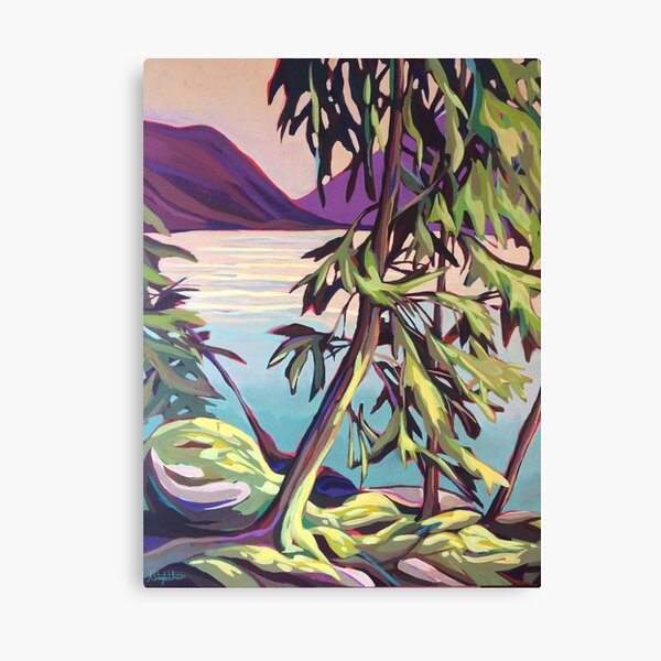 Slocan Lakeshore Canvas Print