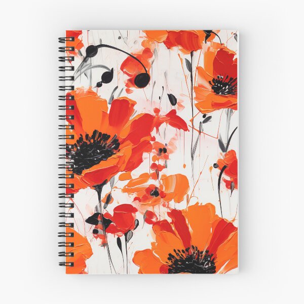 Item preview, Poppy Tile 02: Crimson Whispers in a Field of Silk, Black-Eyed Beauties in Sun-Kissed Tissue Paper. designed and sold by TheBrainArt.