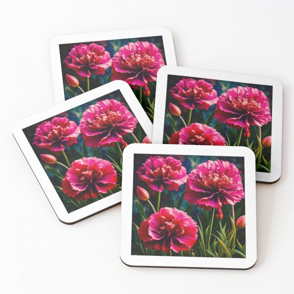 Item preview, Dianthus,  Carnation Flower designed and sold by nicheteees.