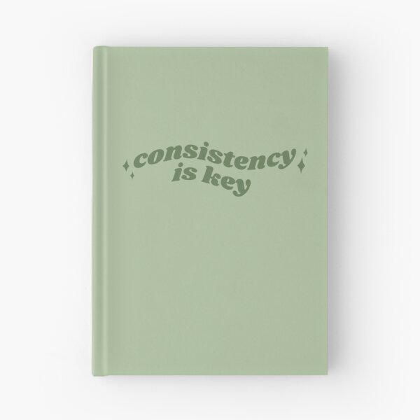 Item preview, Consistency is key - green quote designed and sold by Cre8iveCat.