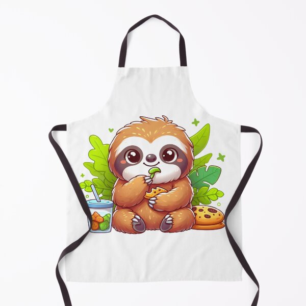 Item preview, Sweet Tooth Sloth: Cuddly Critters Indulging in Yummy Treats designed and sold by JAMESAMORN.