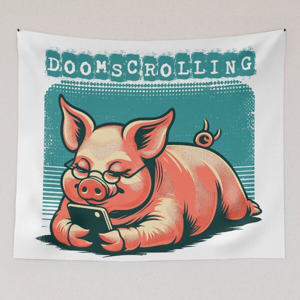Item preview, Doom scrolling media digital designed and sold by JuroArt.