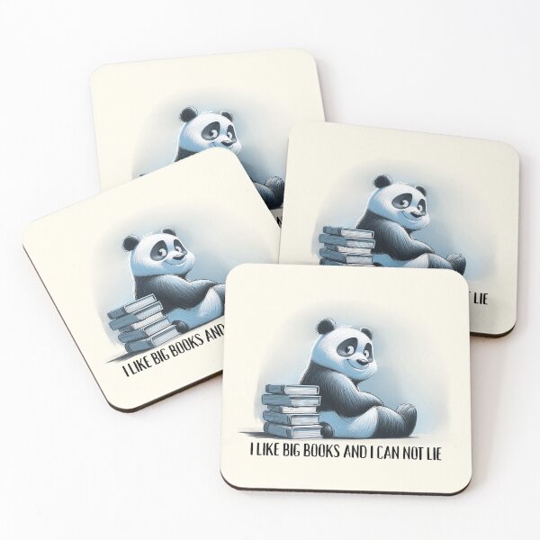Item preview, Bookish Panda Illustration designed and sold by RuyaFab.