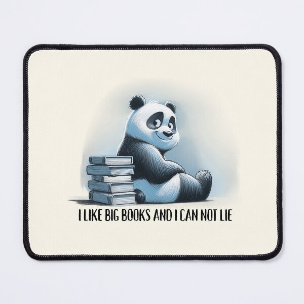 Item preview, Bookish Panda Illustration designed and sold by RuyaFab.