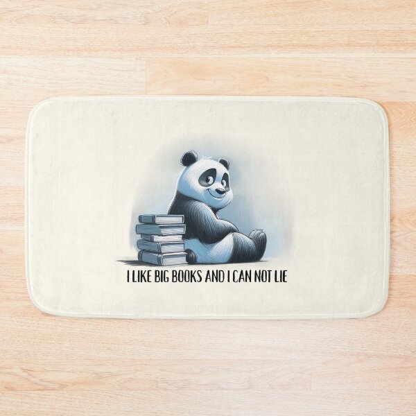 Item preview, Bookish Panda Illustration designed and sold by RuyaFab.