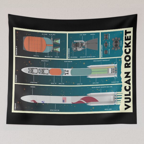 Item preview, Vulcan Rocket designed and sold by BGALAXY.