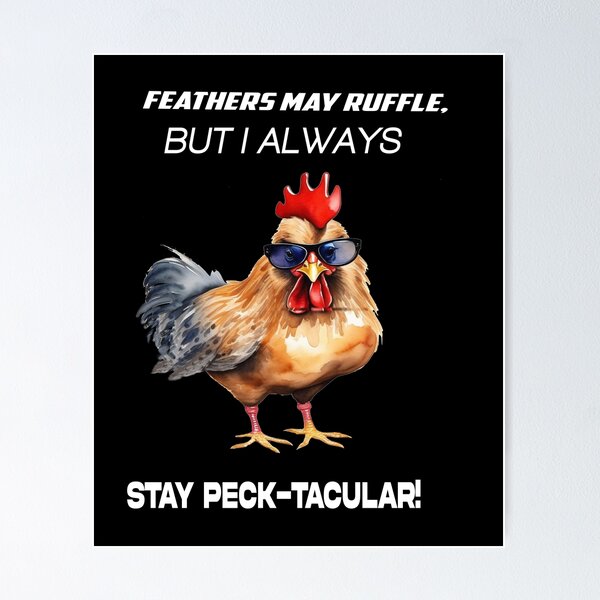Item preview, Chicken Pun Farm Animal Funny Poultry Sarcasm Tee Graphic  designed and sold by Upraised.