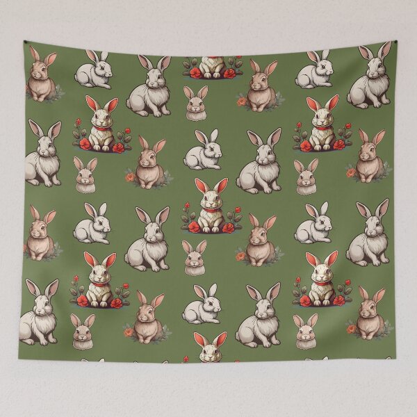 Item preview, Lots of cute bunnies. designed and sold by duneArt.