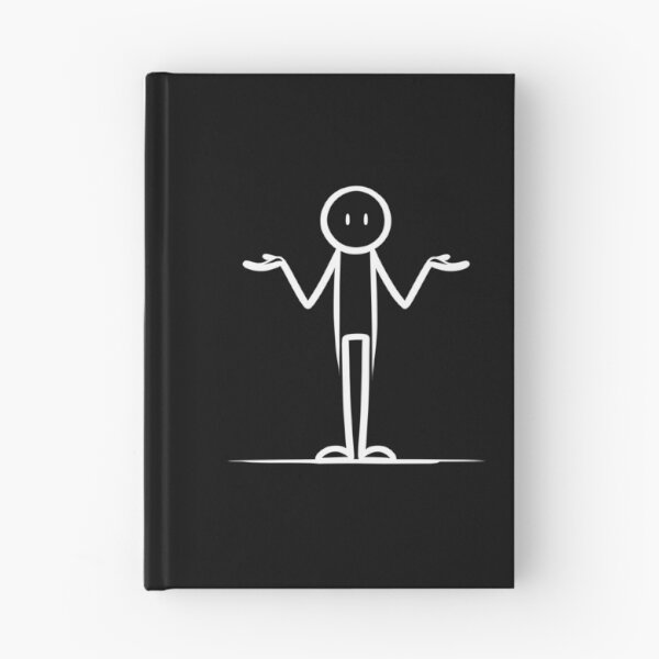 Item preview, Mister Shrugs - white line designed and sold by FossilizedPixel.