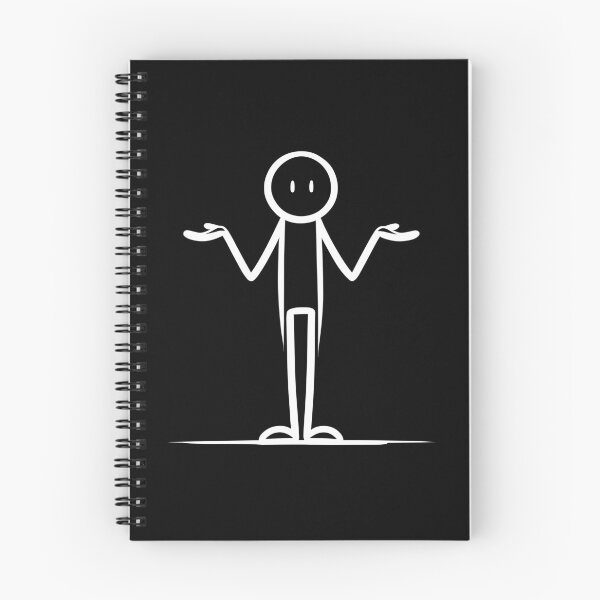 Item preview, Mister Shrugs - white line designed and sold by FossilizedPixel.