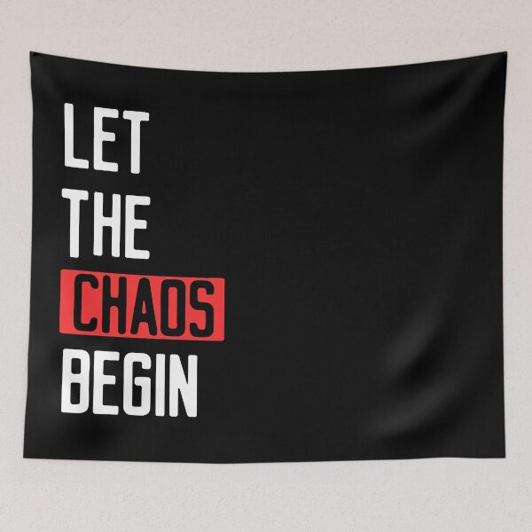 Item preview, Chaos Unleashed Typography Design designed and sold by designdroplet.