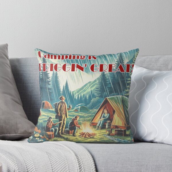 Item preview, Camping Is Friggin Great Funny Rain designed and sold by Esskay Designs.