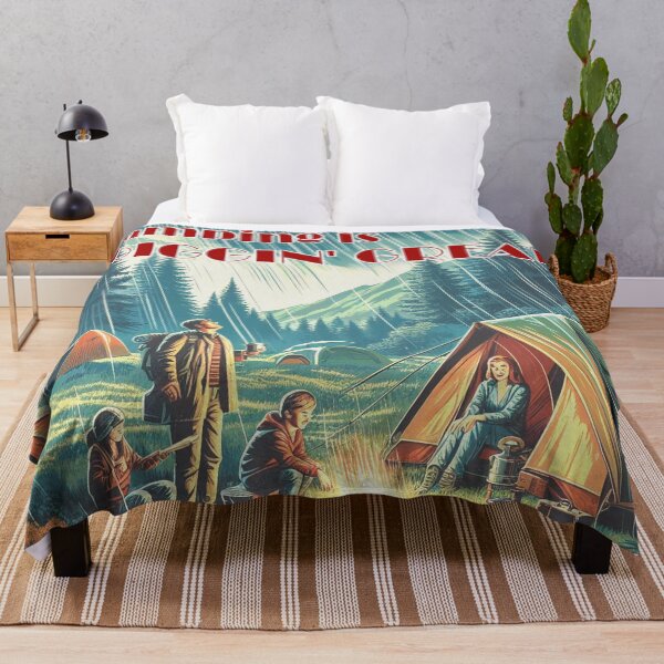 Item preview, Camping Is Friggin Great Funny Rain designed and sold by Esskay Designs.