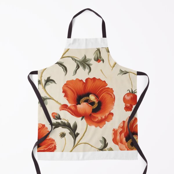 Item preview, Poppy Tile 06: Crimson Whispers in a Field of Silk, Black-Eyed Beauties in Sun-Kissed Tissue Paper. designed and sold by TheBrainArt.