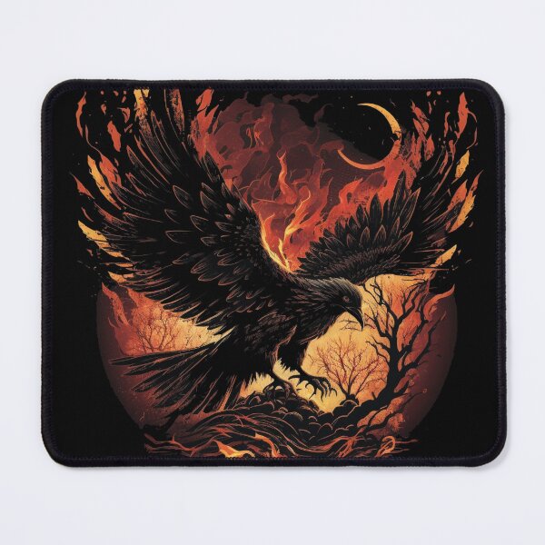 Item preview, phoenix designed and sold by nerdyrock.