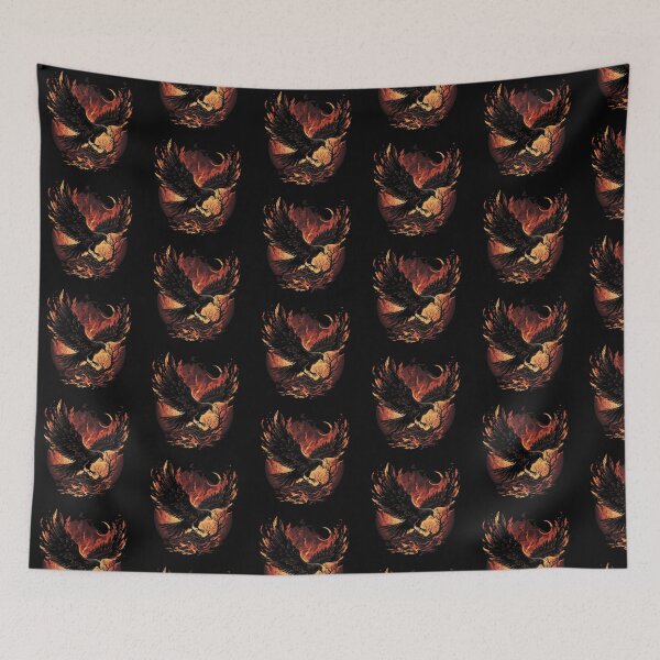 Item preview, phoenix designed and sold by nerdyrock.