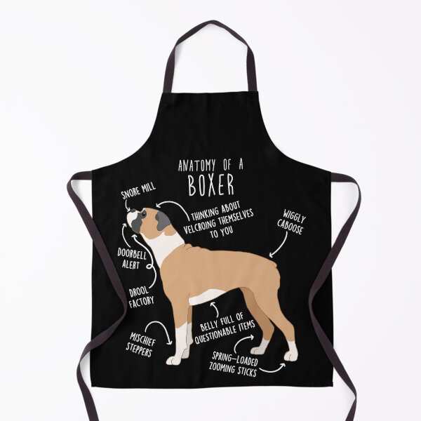 Item preview, Boxer Dog Fawn Anatomy designed and sold by Clara Hollins.