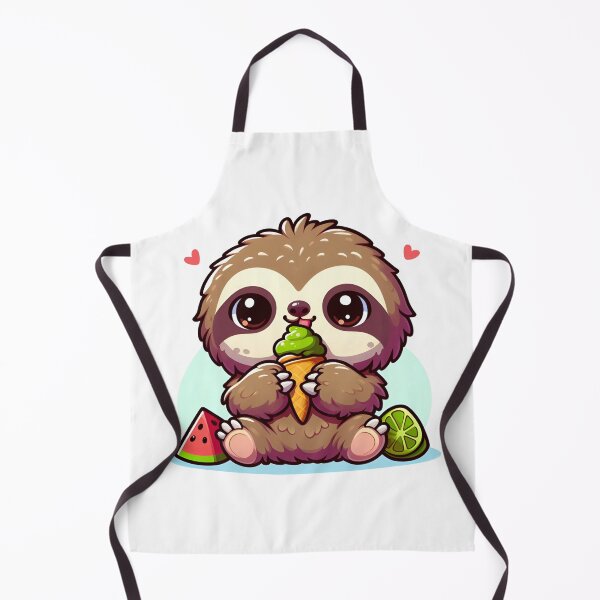 Item preview, Dessert Delights with Sloth: Cute Critters Enjoying Tasty Treats on Kids' Attire designed and sold by JAMESAMORN.