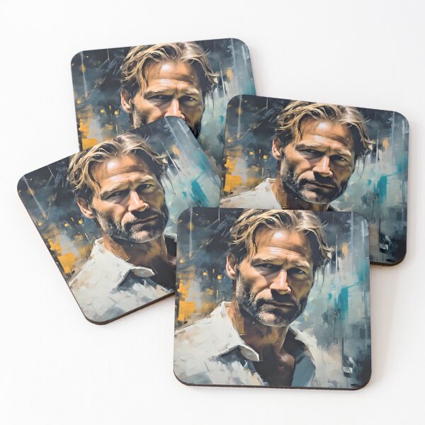 Item preview, a character study of Aaron Eckhart  designed and sold by bogfl.