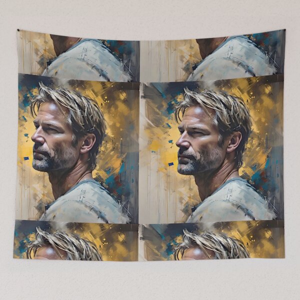 Item preview, some action with Aaron Eckhart designed and sold by bogfl.