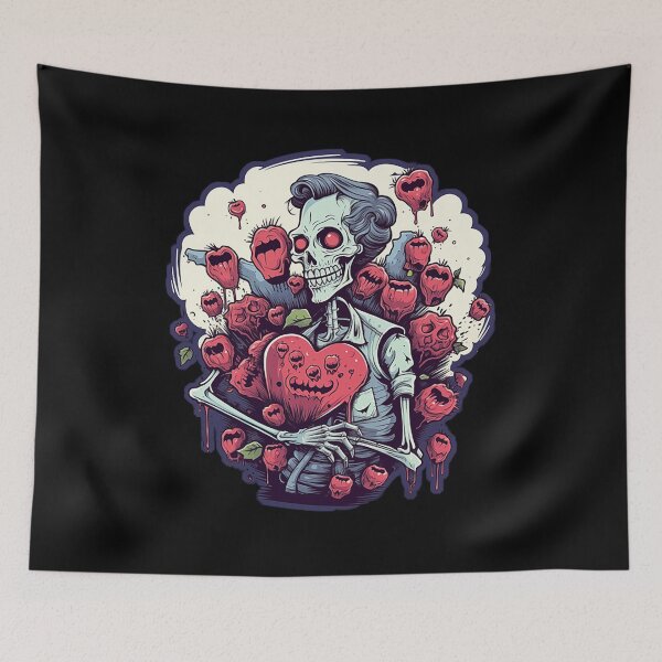 Item preview, Valentines Skeleton designed and sold by JollyGoodMerch.
