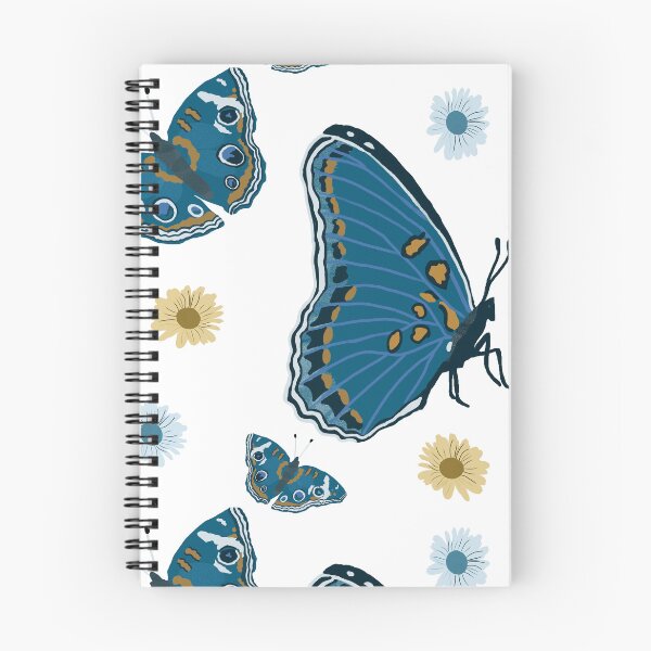 Item preview, Blue butterflies and flowers designed and sold by BrendaWaldekker.