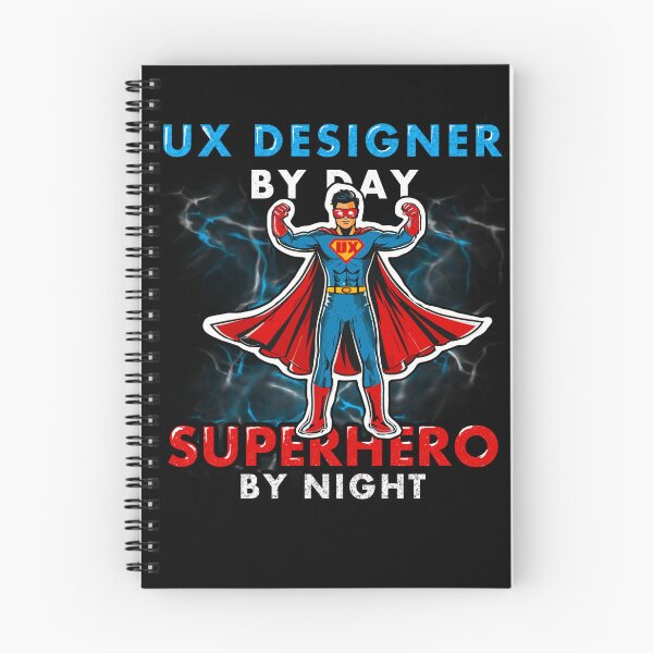 Item preview, UX Designer by Day , superhero by night, funny ux designer shirt[ v2 designed and sold by mwebba2005.