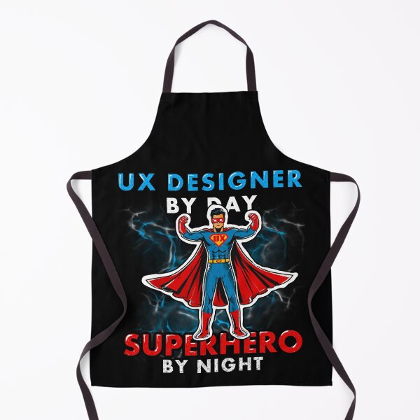 Item preview, UX Designer by Day , superhero by night, funny ux designer shirt[ v2 designed and sold by mwebba2005.