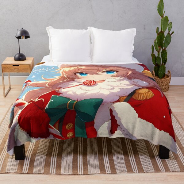 Item preview, Cute Anime girl wishing Merry Christmas - 2 designed and sold by StellaArtz.