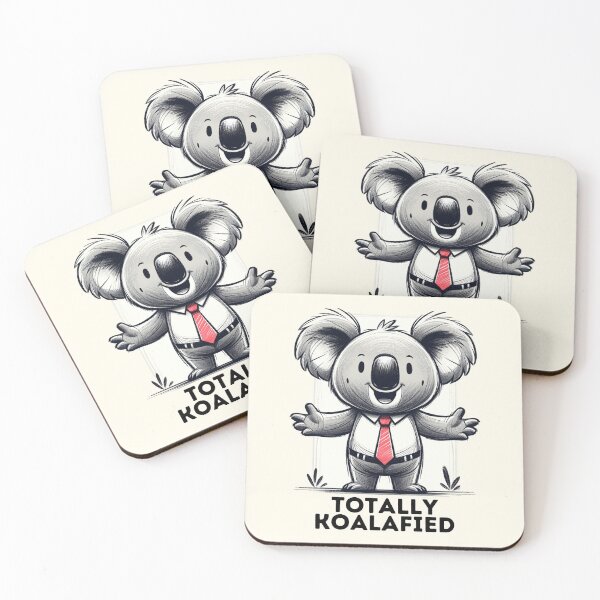 Item preview, Totally Koalafied Business Expert Illustration designed and sold by RuyaFab.