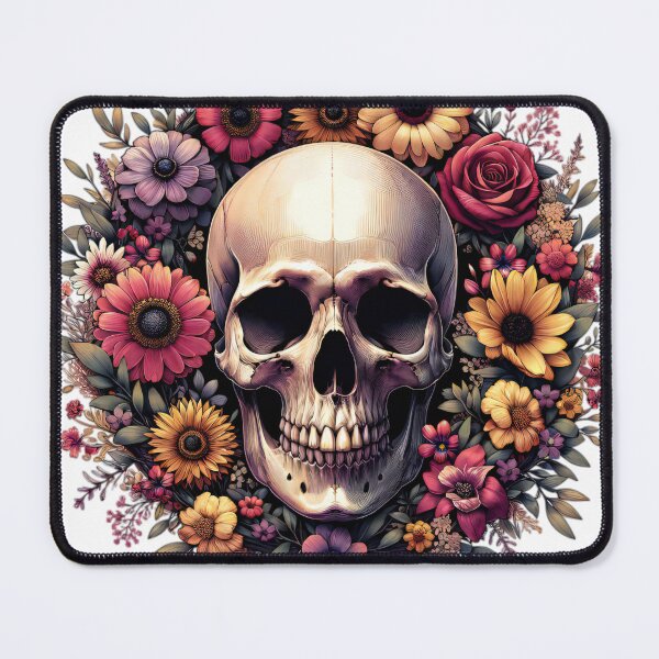 Item preview, Floral Skull Decorative Art designed and sold by EthanRD9.