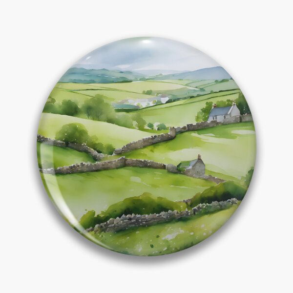 Item preview, Watercolor Whispers of Irish Countryside designed and sold by colorvisionart.