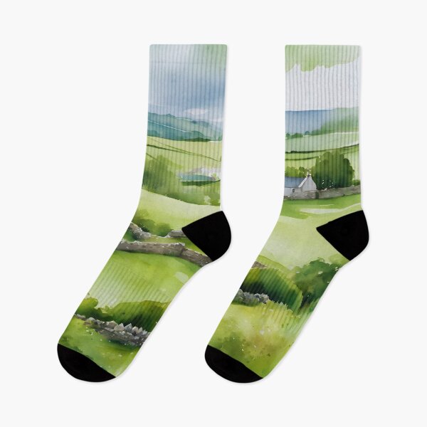 Item preview, Watercolor Whispers of Irish Countryside designed and sold by colorvisionart.