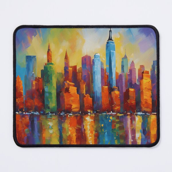 Item preview, Impressionist Manhattan Skylines designed and sold by colorvisionart.