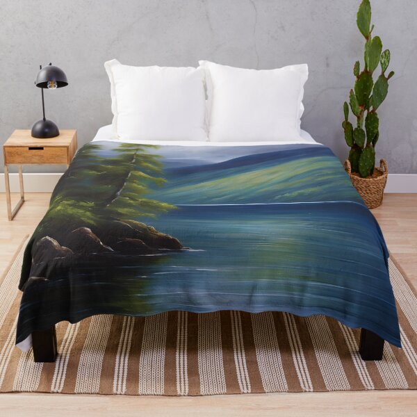 Item preview, Oil-Painted Majesty of Scottish Loch Ness designed and sold by colorvisionart.