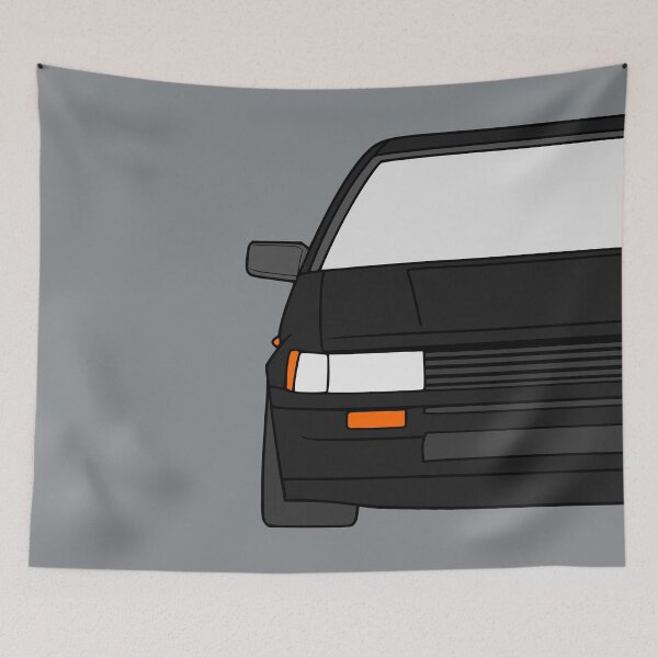 Item preview, Toyota Corolla AE86 black designed and sold by EdimDesign.