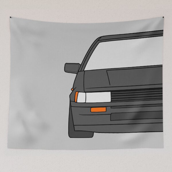 Item preview, Toyota Corolla AE86 dark grey designed and sold by EdimDesign.