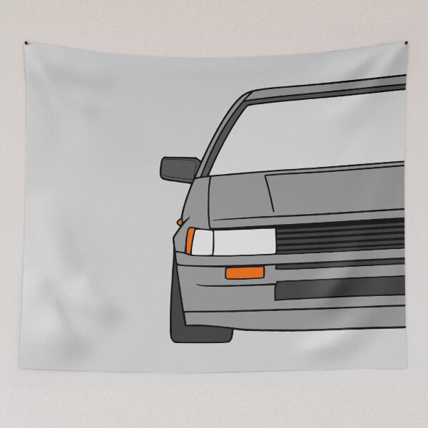 Item preview, Toyota Corolla AE86 grey designed and sold by EdimDesign.