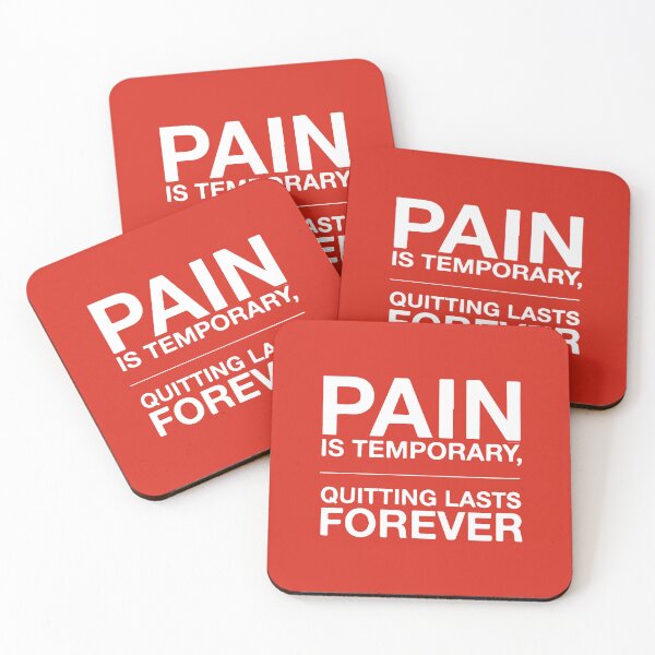Item preview, Pain is temporary, quitting lasts forever designed and sold by designdroplet.
