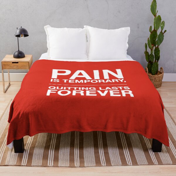 Item preview, Pain is temporary, quitting lasts forever designed and sold by designdroplet.