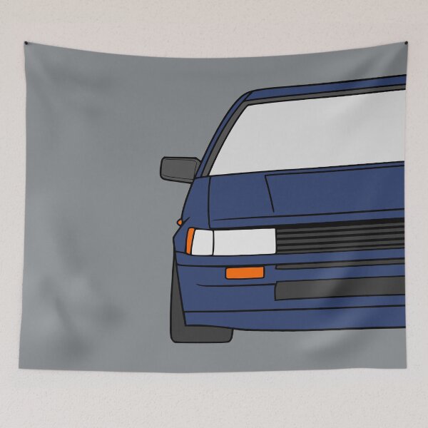 Item preview, Toyota Corolla AE86 dark blue designed and sold by EdimDesign.