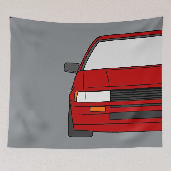 Item preview, Toyota Corolla AE86 red designed and sold by EdimDesign.