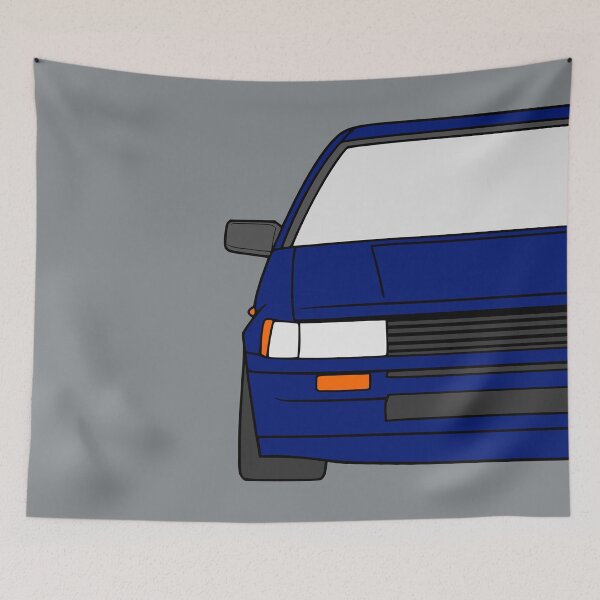 Item preview, Toyota Corolla AE86 deep blue designed and sold by EdimDesign.