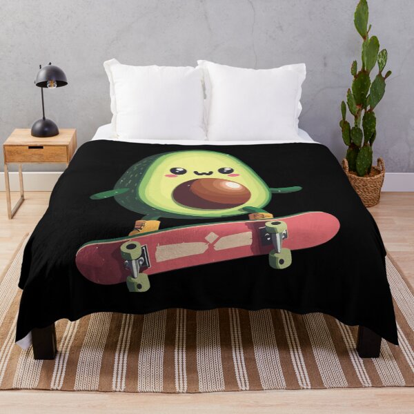 Item preview, Cool funny avocado skateboarding designed and sold by TomFrontierArt.