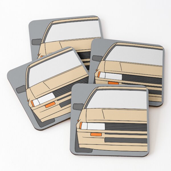 Item preview, Toyota Corolla AE86 cream designed and sold by EdimDesign.