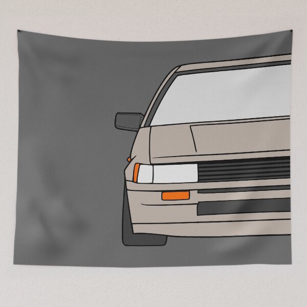 Item preview, Toyota Corolla AE86 beige designed and sold by EdimDesign.