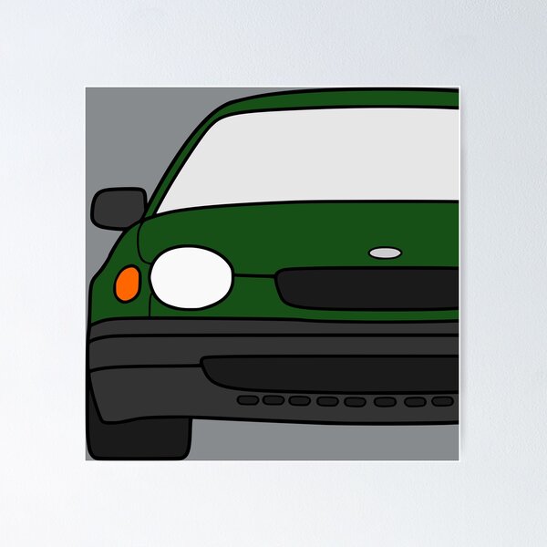 Item preview, Toyota Corolla E110 frog corolla green designed and sold by EdimDesign.