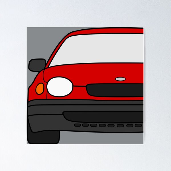 Item preview, Toyota Corolla E110 frog corolla red designed and sold by EdimDesign.